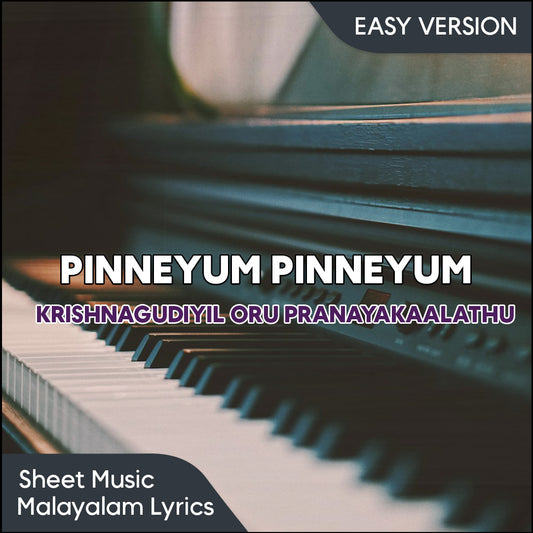 Pinneyum Pinneyum (Krishnagudiyil oru pranayakaalathu) Sheet Music